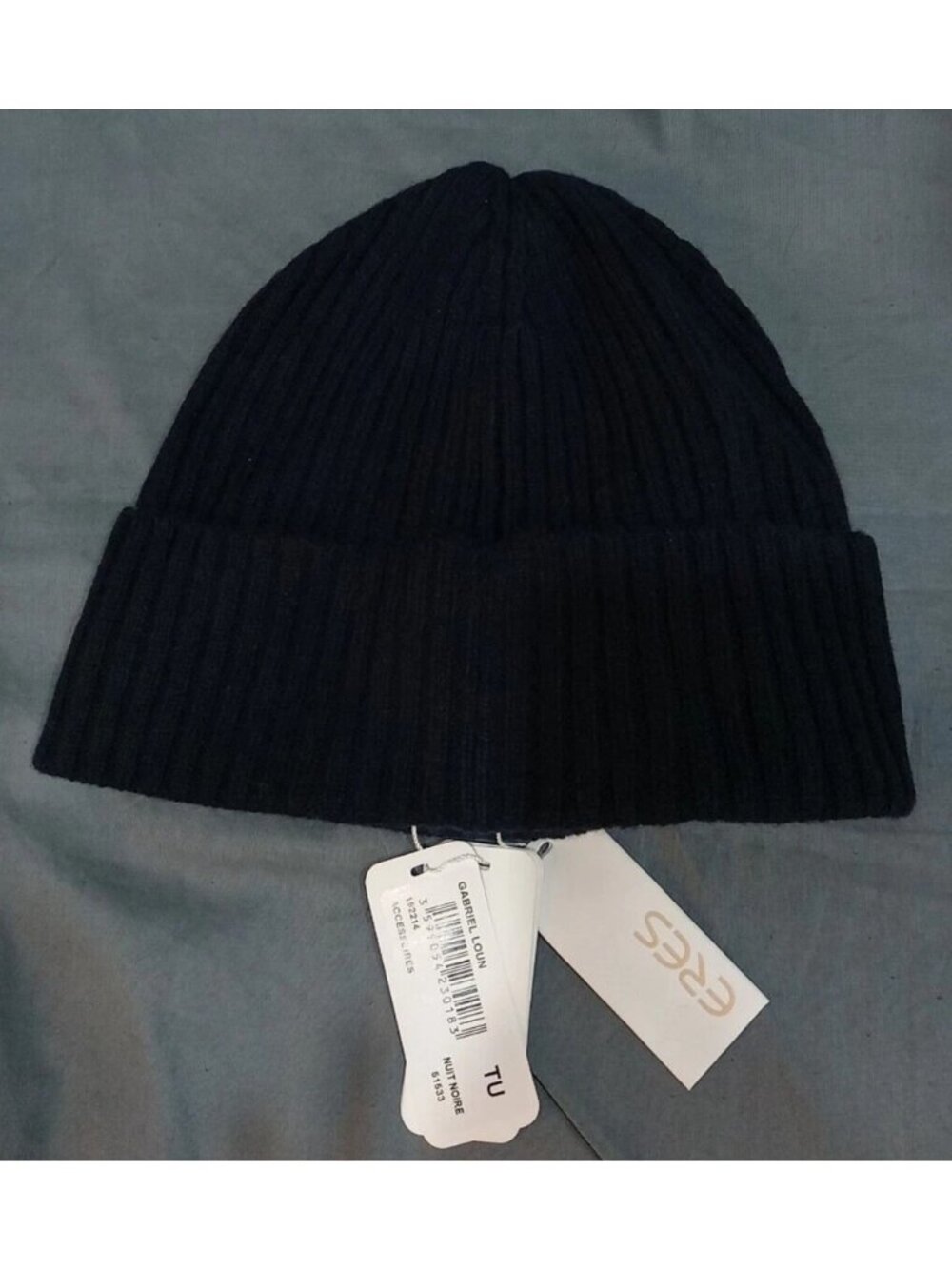 Eres Gabriel Loun wool hat Navy Blue One Size NEW w Tags